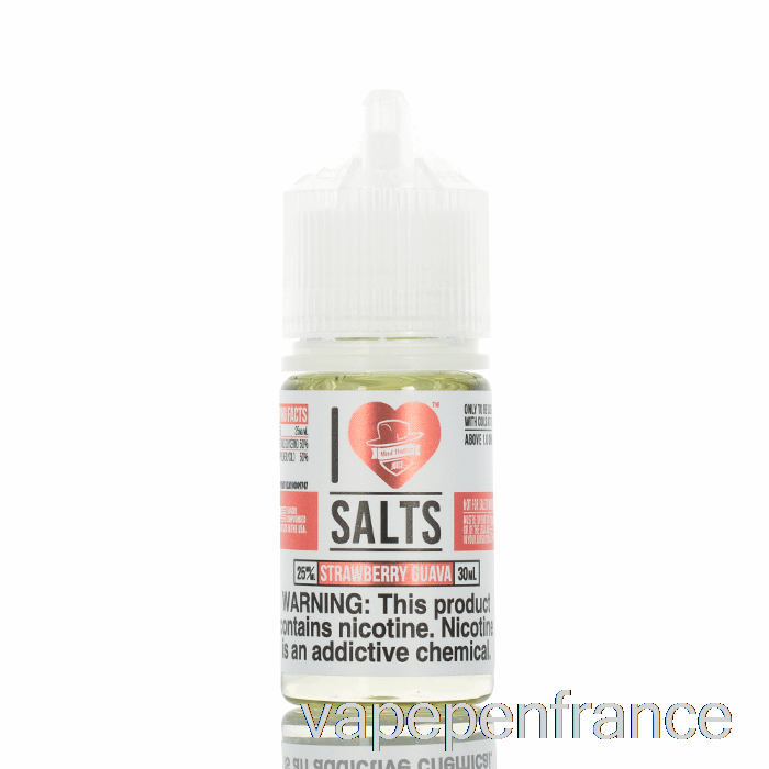 Goyave Fraise - J'aime Les Sels - Stylo Vape 30 Ml 25 Mg